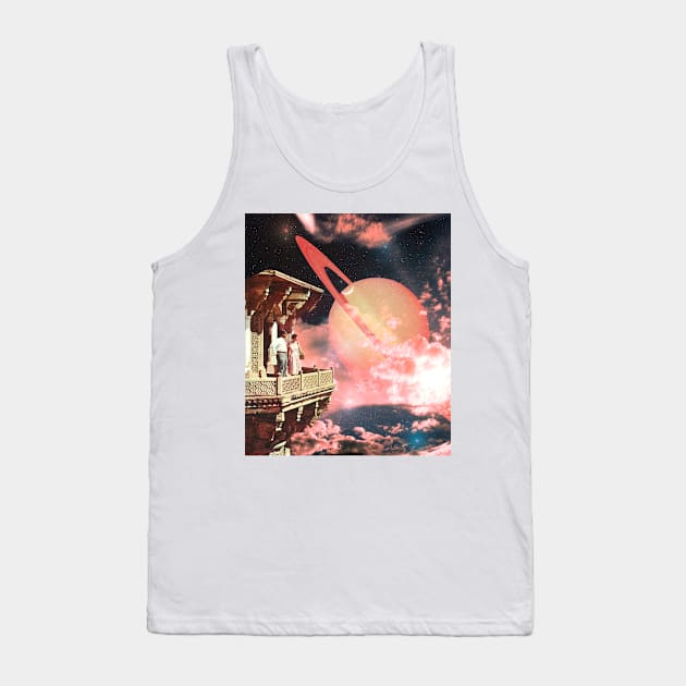 Saturn View Tank Top by CollageSoul